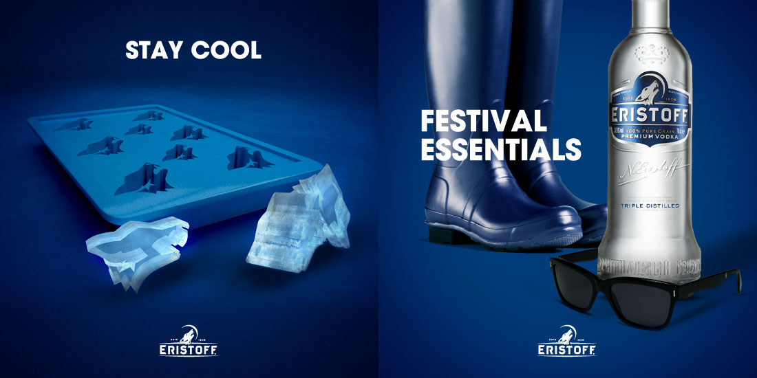 Eristoff social media design
