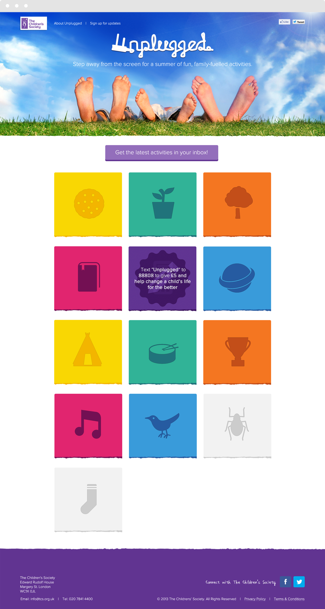 Unplugged website design